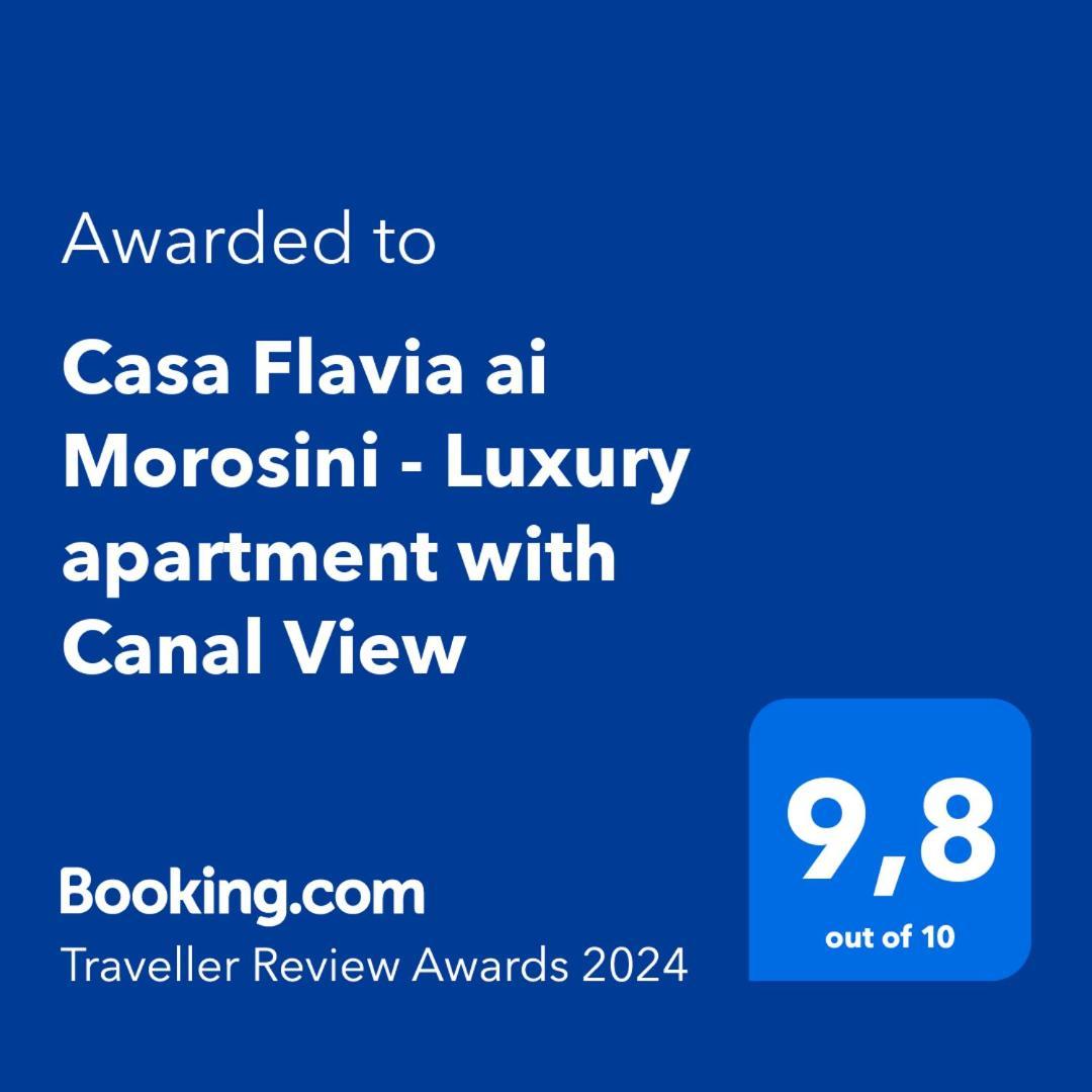 Casa Flavia Ai Morosini - Luxury With Canal View Сasa de vacaciones Venecia